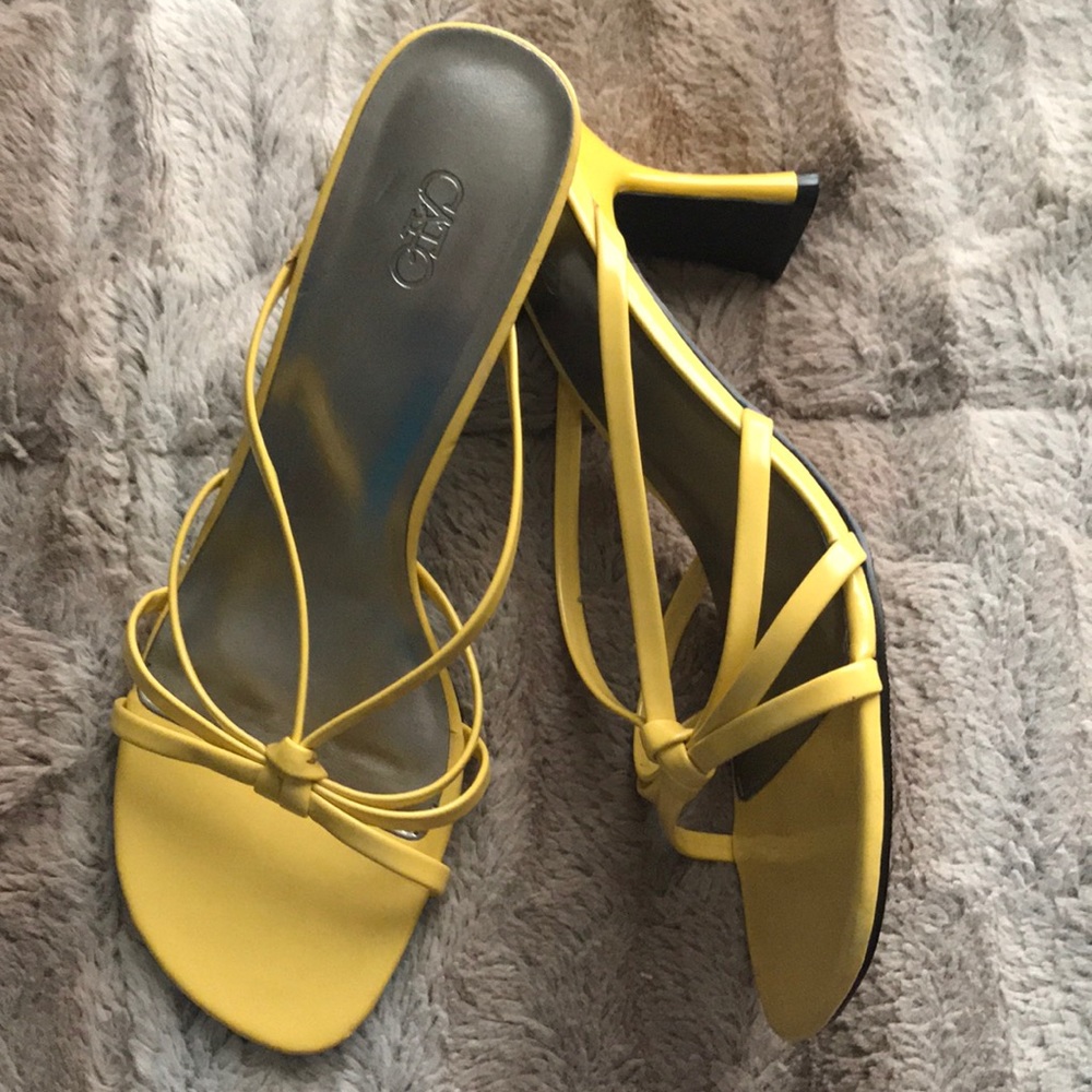 Yellow heels
